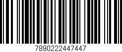 Código de barras (EAN, GTIN, SKU, ISBN): '7890222447447'