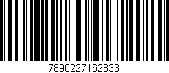 Código de barras (EAN, GTIN, SKU, ISBN): '7890227162833'
