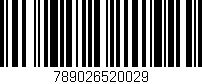 Código de barras (EAN, GTIN, SKU, ISBN): '789026520029'