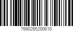 Código de barras (EAN, GTIN, SKU, ISBN): '7890265200610'
