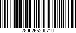 Código de barras (EAN, GTIN, SKU, ISBN): '7890265200719'