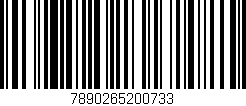 Código de barras (EAN, GTIN, SKU, ISBN): '7890265200733'