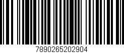 Código de barras (EAN, GTIN, SKU, ISBN): '7890265202904'