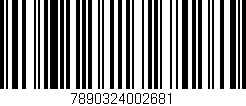Código de barras (EAN, GTIN, SKU, ISBN): '7890324002681'