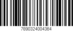 Código de barras (EAN, GTIN, SKU, ISBN): '7890324004364'