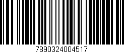 Código de barras (EAN, GTIN, SKU, ISBN): '7890324004517'