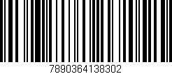 Código de barras (EAN, GTIN, SKU, ISBN): '7890364138302'