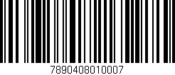 Código de barras (EAN, GTIN, SKU, ISBN): '7890408010007'