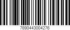 Código de barras (EAN, GTIN, SKU, ISBN): '7890443004276'