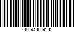 Código de barras (EAN, GTIN, SKU, ISBN): '7890443004283'