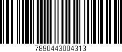Código de barras (EAN, GTIN, SKU, ISBN): '7890443004313'