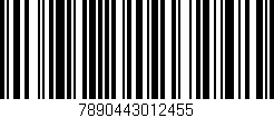 Código de barras (EAN, GTIN, SKU, ISBN): '7890443012455'