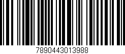 Código de barras (EAN, GTIN, SKU, ISBN): '7890443013988'