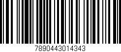 Código de barras (EAN, GTIN, SKU, ISBN): '7890443014343'