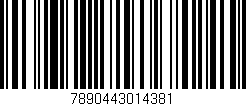 Código de barras (EAN, GTIN, SKU, ISBN): '7890443014381'