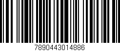 Código de barras (EAN, GTIN, SKU, ISBN): '7890443014886'