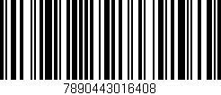Código de barras (EAN, GTIN, SKU, ISBN): '7890443016408'