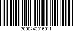 Código de barras (EAN, GTIN, SKU, ISBN): '7890443016811'