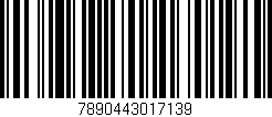 Código de barras (EAN, GTIN, SKU, ISBN): '7890443017139'
