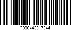 Código de barras (EAN, GTIN, SKU, ISBN): '7890443017344'