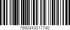 Código de barras (EAN, GTIN, SKU, ISBN): '7890443017740'