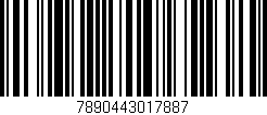 Código de barras (EAN, GTIN, SKU, ISBN): '7890443017887'