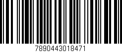 Código de barras (EAN, GTIN, SKU, ISBN): '7890443018471'
