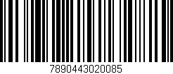 Código de barras (EAN, GTIN, SKU, ISBN): '7890443020085'