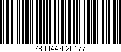 Código de barras (EAN, GTIN, SKU, ISBN): '7890443020177'