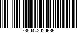 Código de barras (EAN, GTIN, SKU, ISBN): '7890443020665'