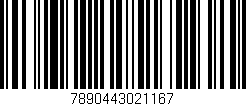Código de barras (EAN, GTIN, SKU, ISBN): '7890443021167'