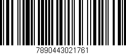 Código de barras (EAN, GTIN, SKU, ISBN): '7890443021761'