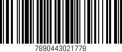 Código de barras (EAN, GTIN, SKU, ISBN): '7890443021778'
