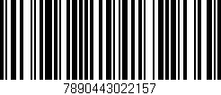 Código de barras (EAN, GTIN, SKU, ISBN): '7890443022157'