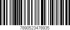 Código de barras (EAN, GTIN, SKU, ISBN): '7890523478935'