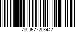Código de barras (EAN, GTIN, SKU, ISBN): '7890577206447'