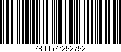 Código de barras (EAN, GTIN, SKU, ISBN): '7890577292792'