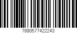 Código de barras (EAN, GTIN, SKU, ISBN): '7890577422243'