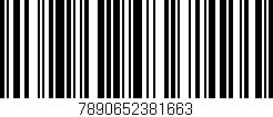 Código de barras (EAN, GTIN, SKU, ISBN): '7890652381663'