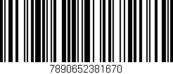 Código de barras (EAN, GTIN, SKU, ISBN): '7890652381670'