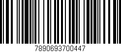 Código de barras (EAN, GTIN, SKU, ISBN): '7890693700447'