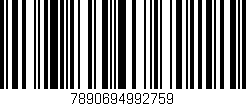 Código de barras (EAN, GTIN, SKU, ISBN): '7890694992759'