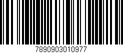Código de barras (EAN, GTIN, SKU, ISBN): '7890903010977'