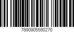 Código de barras (EAN, GTIN, SKU, ISBN): '7890905580270'