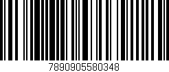 Código de barras (EAN, GTIN, SKU, ISBN): '7890905580348'
