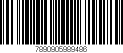 Código de barras (EAN, GTIN, SKU, ISBN): '7890905989486'