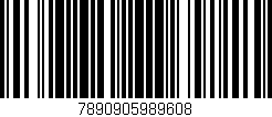 Código de barras (EAN, GTIN, SKU, ISBN): '7890905989608'