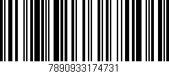 Código de barras (EAN, GTIN, SKU, ISBN): '7890933174731'