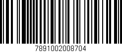 Código de barras (EAN, GTIN, SKU, ISBN): '7891002008704'
