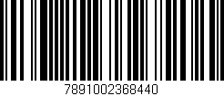 Código de barras (EAN, GTIN, SKU, ISBN): '7891002368440'